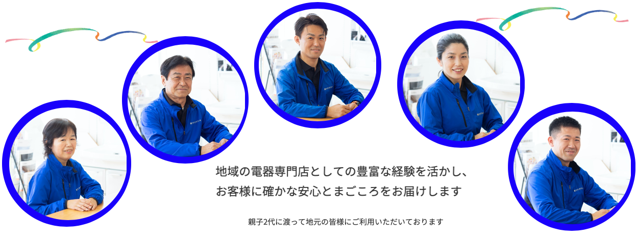 茨城県ひたちなか市ウチダデンキで働く従業員の写真です